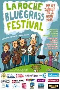 La roche Bluegrass festival affiche