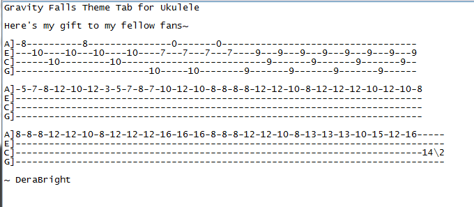 680 x 297 - png. gravity falls chords ukulele tab ukulele les meilleurs out...